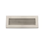 M Marcus Heritage Brass Reeded Letterplate 254 x 101mm